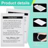 Sliner 100 Pcs Credit Card Reader Cleaner Cards Dual Side Cr80 Reader Cleaning Scanner Cleaning Sheets Pos Swipe Terminal for Printer Optical Credit Machines(200)