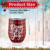 Sliner 12 Pack Christmas Wine Tumbler 12 oz Christmas Stainless Steel Wine Glass Christmas Gift Tumbler Cup with Straw and Brush Santa Elk Coffee Mug Holiday Gift for Xmas Party Favor (Snowman)(Snowflake)