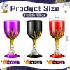 Sliner 12 Pcs Halloween Skull Claw Goblet Wine Cup 10 oz Gothic Skull Wine Goblet Skeleton Design Cup Creepy Claw Mug for Halloween Party Bar Fancy Haunted House Martini Drinking KTV Store(Gold Hand )