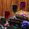 Sliner 12 Pcs Halloween Skull Claw Goblet Wine Cup 10 oz Gothic Skull Wine Goblet Skeleton Design Cup Creepy Claw Mug for Halloween Party Bar Fancy Haunted House Martini Drinking KTV Store(Gold Hand )