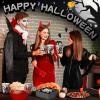 Sliner 180 Pcs Halloween Party Supplies Plates Napkins Cups Serve 30 Halloween Disposable Paper Dinner Dessert Plates Spooky Napkins Cocktail Beverage Cups Plastic Fork Set (Multicolor,Cute Style)(Black)