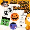 Sliner 180 Pcs Halloween Party Supplies Plates Napkins Cups Serve 30 Halloween Disposable Paper Dinner Dessert Plates Spooky Napkins Cocktail Beverage Cups Plastic Fork Set (Multicolor,Cute Style)(Colorful)