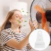 Sliner 2 Pcs Cobweb Duster Bendable Fan Duster Plastic Dust Cleaner Microfiber Head Ceiling Brush Reusable Dirt Remover for Fan Air Conditioning Home Vents Shutters(Exterior Cleaning)