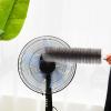 Sliner 2 Pcs Cobweb Duster Bendable Fan Duster Plastic Dust Cleaner Microfiber Head Ceiling Brush Reusable Dirt Remover for Fan Air Conditioning Home Vents Shutters (Blue)(Gray)