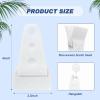 Sliner 2 Pcs Cobweb Duster Bendable Fan Duster Plastic Dust Cleaner Microfiber Head Ceiling Brush Reusable Dirt Remover for Fan Air Conditioning Home Vents Shutters(Exterior Cleaning)