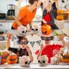 Sliner 2 Pcs Halloween Skeleton Skull Bowl and Cup – Figurine Candy Dish, Candle Holder, Planter Pot for Party Home Bar Decor