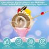 Sliner 200 Pcs Plastic Margarita Glasses Disposable Martini Glasses and Pearl Cocktail Picks 5 oz/6 oz Cocktail Toothpicks for Appetizer Disposable Margarita Dessert Cups for Summer Party Supplies