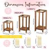 Sliner 24 Pcs Wedding Lantern Centerpiece Set Includes 12 Rustic Wooden Candle Lantern 12 Flameless LED Candle for Wedding Party Baby Shower Table Fireplace Farmhouse Home Decoration