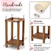 Sliner 24 Pcs Wedding Lantern Centerpiece Set Includes 12 Rustic Wooden Candle Lantern 12 Flameless LED Candle for Wedding Party Baby Shower Table Fireplace Farmhouse Home Decoration