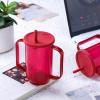 Sliner 3 Pcs Adult Sippy Cups for Elderly, 12 oz Plastic Spill Proof Cups with 2 Handles Straw and Lid for Adults Hospital Disabled Dysphagia Patients (Blue)(Red)