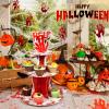 Sliner 3 Tier Halloween Bloody Cupcake Stand Party Decorations Bloodys Handprint Cupcake Holder Halloweens Bloodys Help Cake Holder Bloody Theme Dessert Stand for Horror Scary Party Supplies