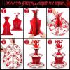 Sliner 3 Tier Halloween Bloody Cupcake Stand Party Decorations Bloodys Handprint Cupcake Holder Halloweens Bloodys Help Cake Holder Bloody Theme Dessert Stand for Horror Scary Party Supplies