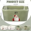 Sliner 4 Pieces Christmas Bowls Set 3.5 x 1.6 Inch Christmas Serving Dishes Christmas Dip Bowls Adorable, Durable Festive Serving Dishes for Holiday Entertaining Party