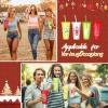 Sliner 40 Pieces Christmas Reusable Cups with Lids and Straws 24 oz Plastic Tumblers with Lids and Straw Water Bottles Bulk for Coffee Adults Kids Christmas Party supply