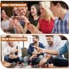 Sliner 48 Pack Birthday Shot Glasses Bulk 1.4oz Cheers to 30/40/50/60/70/80 Years Shot Glass Unbreakable Thick Base Mini Clear Plastic Wine Glass Anniversary Favors for Guests(Black,50 Years)([‘Clear’])