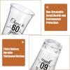 Sliner 48 Pack Birthday Shot Glasses Bulk 1.4oz Cheers to 30/40/50/60/70/80 Years Shot Glass Unbreakable Thick Base Mini Clear Plastic Wine Glass Anniversary Favors for Guests(Black,50 Years)([‘Clear’])