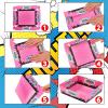 Sliner 48 Pcs Hero Theme Birthday Party Supplies 5Lb Large Hero Food Trays Party Favors Food Boats Snack Paper Trays for Birthday Decorations(Boy)(Girl)
