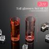 Sliner 48 Wedding Shot Tall Glasses Set,Take a Shot We Tied the Knot 2oz Acrylic Glasses with Heavy Base, Liquor Bottles Bulk for Newlyweds Bridal Shower Party Favors Souvenirs Gifts (Clear)(Pink)