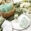 Sliner 50 Set Wedding Favors for Guests Bulk 2oz Acrylic Take a Shot We Tied the Knot Shot Glasses with Thank You Cards Organza Bags for Guest Souvenirs Wedding Gifts Newlyweds Bridal Shower Party(Sage Green  Black)