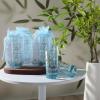 Sliner 50 Set Wedding Favors for Guests Bulk 2oz Acrylic Take a Shot We Tied the Knot Shot Glasses with Thank You Cards Organza Bags for Guest Souvenirs Wedding Gifts Newlyweds Bridal Shower Party(Blue)