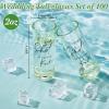 Sliner 50 Set Wedding Favors for Guests Bulk 2oz Acrylic Take a Shot We Tied the Knot Shot Glasses with Thank You Cards Organza Bags for Guest Souvenirs Wedding Gifts Newlyweds Bridal Shower Party(Sage Green  Black)