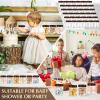 Sliner 60 Pcs 8 oz Plastic Jars with Lids Clear Round Leakproof Storage Containers Empty Refillable Plastic Mason Jars for Travel Storage Face Creams Kitchen Household Food Spice (Cute Color)(Brown)