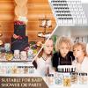 Sliner 60 Pcs 8 oz Plastic Jars with Lids Clear Round Leakproof Storage Containers Empty Refillable Plastic Mason Jars for Travel Storage Face Creams Kitchen Household Food Spice (Cute Color)(Clear And Black)