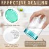 Sliner 60 Pcs 8 oz Plastic Jars with Lids Clear Round Leakproof Storage Containers Empty Refillable Plastic Mason Jars for Travel Storage Face Creams Kitchen Household Food Spice (Cute Color)(Fresh Color)