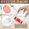 Sliner 60 Pcs 8 oz Plastic Jars with Lids Clear Round Leakproof Storage Containers Empty Refillable Plastic Mason Jars for Travel Storage Face Creams Kitchen Household Food Spice (Cute Color)(Cute Color)