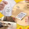 Sliner 7 Pcs School Bus Driver Appreciation Gifts for Women Men Stainless Steel Tumbler Keychain Sock Makeup Bag Acrylic Sign Blessing Card Box(NORMAL)