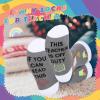 Sliner 7 Pcs School Bus Driver Appreciation Gifts for Women Men Stainless Steel Tumbler Keychain Sock Makeup Bag Acrylic Sign Blessing Card Box(Teacher)
