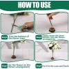 Sliner 8 Pcs 2 Inch Floral Frogs Round Brass Flower Holder Japanese Ikebana Vase Floral Frogs Arranger Fixed Tools Pin for Flower Arrangement Home DIY Craft(Gold)(/)