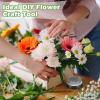 Sliner 8 Pcs 2 Inch Floral Frogs Round Brass Flower Holder Japanese Ikebana Vase Floral Frogs Arranger Fixed Tools Pin for Flower Arrangement Home DIY Craft(Gold)(Silver)