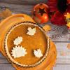 Sliner Halloween Pumpkin Wooden Serving Platter 15″ L x 12″ W Wood Pumpkin Shaped Charcuterie Board Snack Cheese Cutting Board Sectional Fall Dish Plate for Home Gifts(Brown)(Brown)
