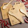 Sliner Set of 3 Chili Cook off Prizes Wooden Cutting Boards with Handle Spoon Chili Cook off Trophies Awards 1st 2nd 3rd Place Competition Gifts for Men Women Festivals Decorations