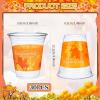 Sliner Thanksgiving Disposable Plastic Cups Thanksgiving Autumn Fall Leaves Clear Plastic Cups with Maple Leaf Pattern for Holiday Party Harvest Beverage Drinks Cup Wedding Supplies(12oz, 60 Pcs)(30)
