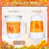 Sliner Thanksgiving Disposable Plastic Cups Thanksgiving Autumn Fall Leaves Clear Plastic Cups with Maple Leaf Pattern for Holiday Party Harvest Beverage Drinks Cup Wedding Supplies(12oz, 60 Pcs)(60)