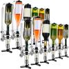 Sliner 2 Pcs Wall Mounted 6 Bottle Liquor Dispenser Liquor Wine Dispenser Bar Butler Machine for Home Cocktail Drink Alcohol Whiskey Bar Party
