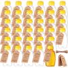 Sliner 36 Set 16 oz Clear Honey Squeeze Bottle Plastic Honey Jars with Leak Proof Flip Top Lid and Thank You Tag Honey Container Empty Refillable Maple Syrup for Storing and Dispensing(16 oz)