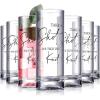 Sliner 48 Wedding Shot Tall Glasses Set,Take a Shot We Tied the Knot 2oz Acrylic Glasses with Heavy Base, Liquor Bottles Bulk for Newlyweds Bridal Shower Party Favors Souvenirs Gifts (Clear)(Clear)
