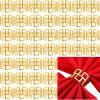 Sliner 50 Pcs Gold Napkin Rings Hollow Out Napkin Ring Holders Serviette Buckle Holder for Holiday Dinner Party Table Decoration Wedding Banquet Anniversary